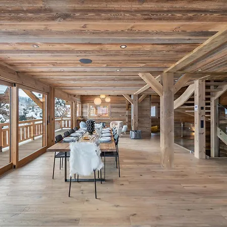 Neuf Avec Sauna, Garage, Terrasse Et Services Inclus A - Fr-1-569-69 Chalet Combloux